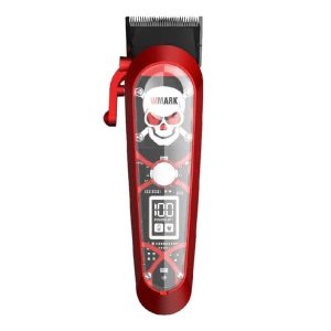 Máquina de corte profesional WMARK NG-130 con carcasa transparente y motor a la vista.