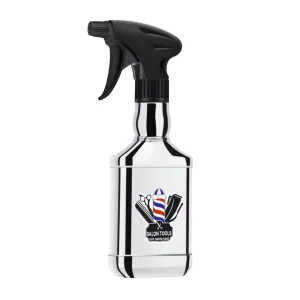 Atomizador plateado de 50 ml modelo MM-46 de la marca Salon Tools para uso profesional.