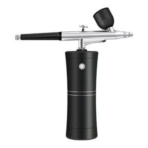 Aerógrafo para Barbería Negro Mate – Definición de Barba y Cabello.