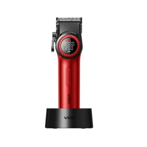 Máquina de corte profesional VGR V-001 Red color rojo metálico con motor de 9000 RPM.