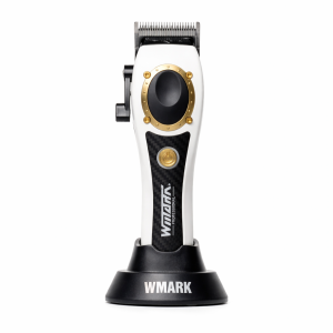 Máquina de corte profesional WMARK NG-7030 en color blanco con pantalla LCD.