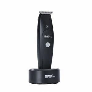 Trimmer profesional MRD GMT-3969ST con motor digital BLDC y cuchilla en T para delineado y contornos de barbería.