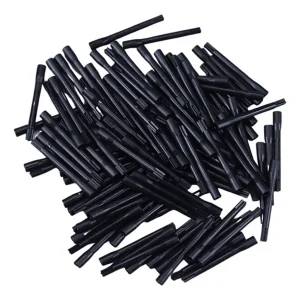 Paquete de varillas desechables negras para mezclador eléctrico de tinta de tatuaje.