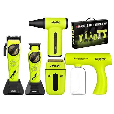 Combo WMARK 5 en 1 Barber Kit (NG-8637) - Set Completo de Barbería - Image 3
